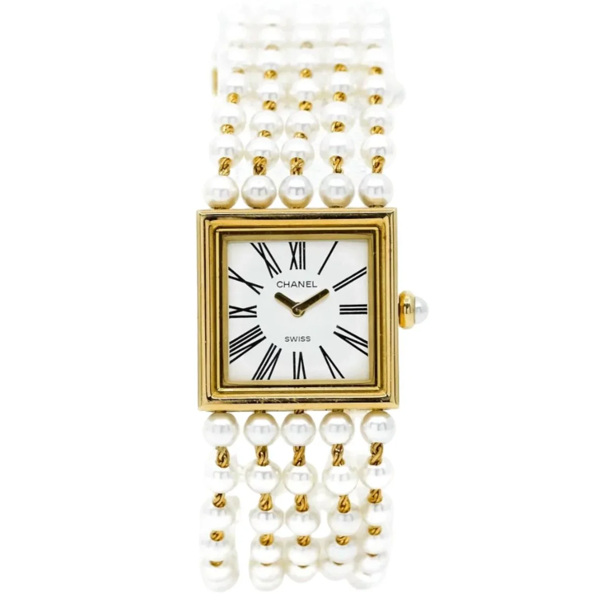 Montre Chanel Mademoiselle Perles - v. 2000