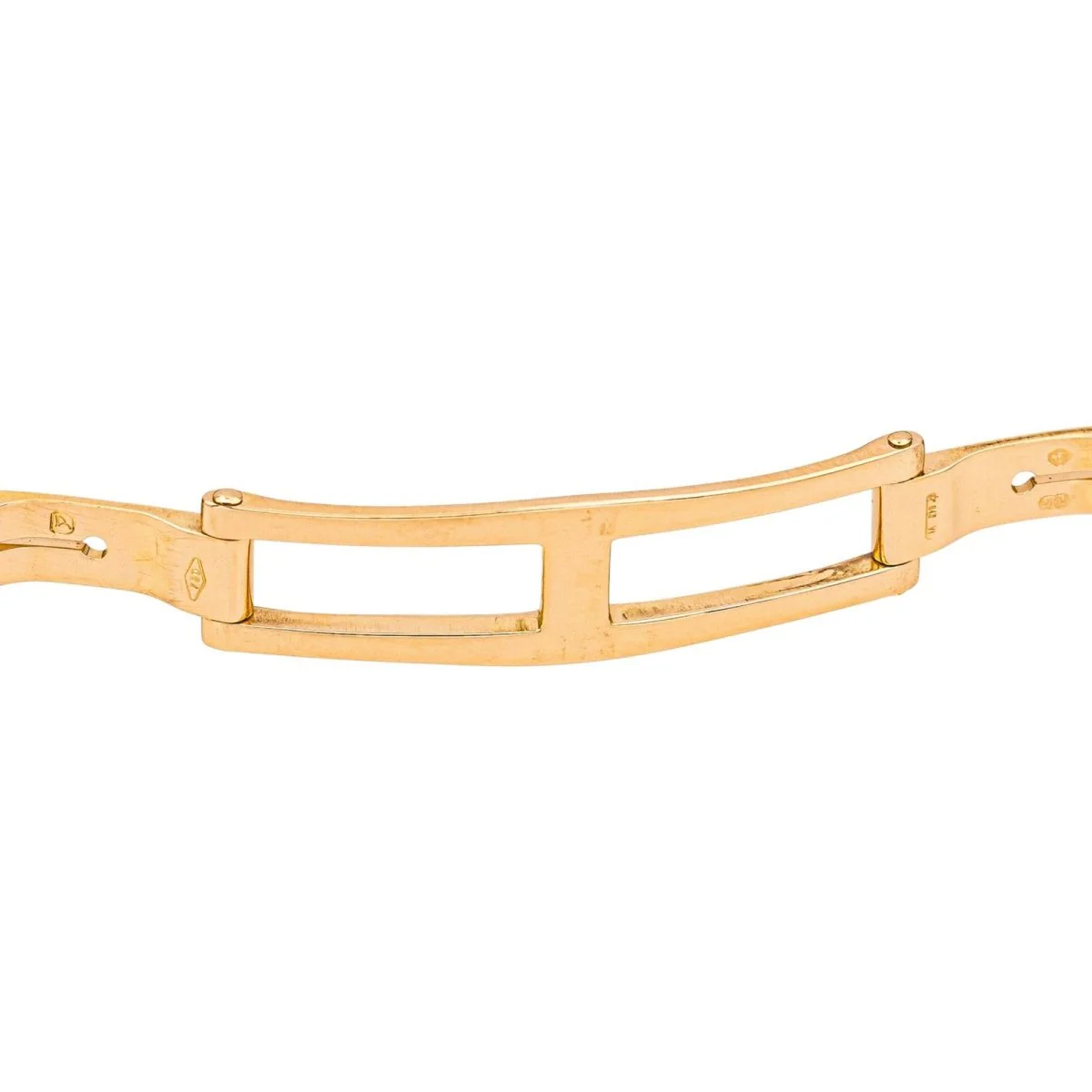Montre LONGINES "Dolce Vita Square" en or jaune, quartz et diamants – Image 7