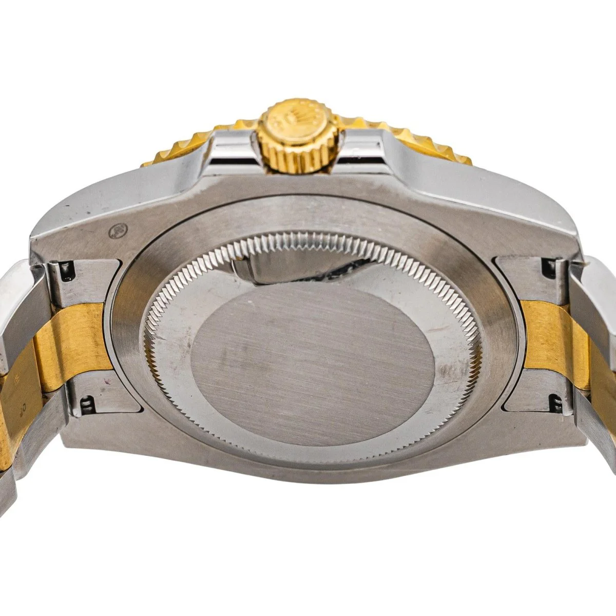 Montre ROLEX "Submariner Date" en or jaune, saphir et acier – Image 3