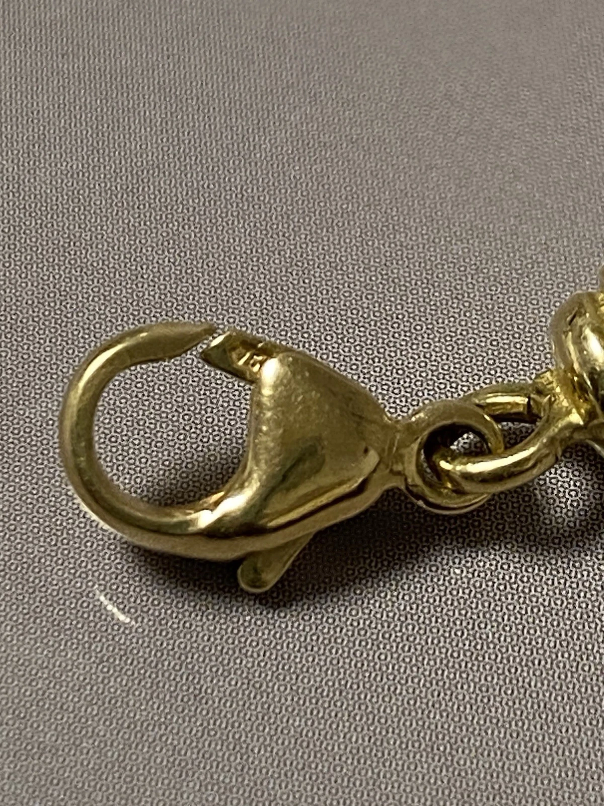 Superbe collier chaîne maille torsadée palmier en or jaune 18 carats 750 collier – Image 8