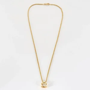 Chaine et pendentif or jaune et diamant