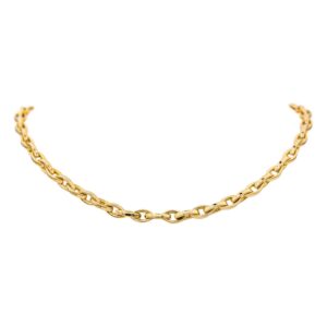 Collier - Chaîne maille losange en or jaune 18 carats