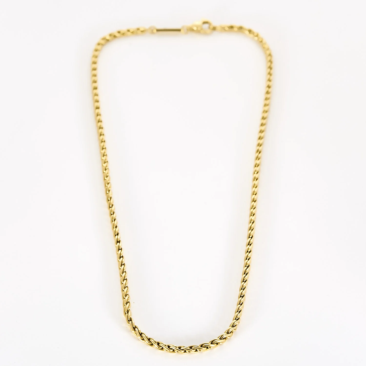 Collier en Or jaune 18k Saphir – Image 4
