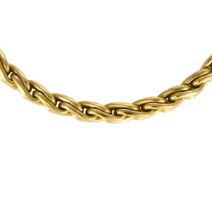 Collier en Or jaune 18k Saphir
