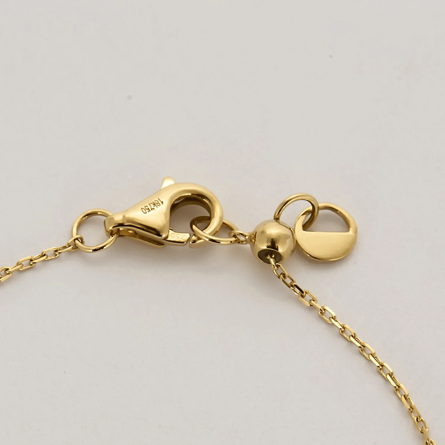 Collier en or jaune, citrine et petits diamants – Image 5