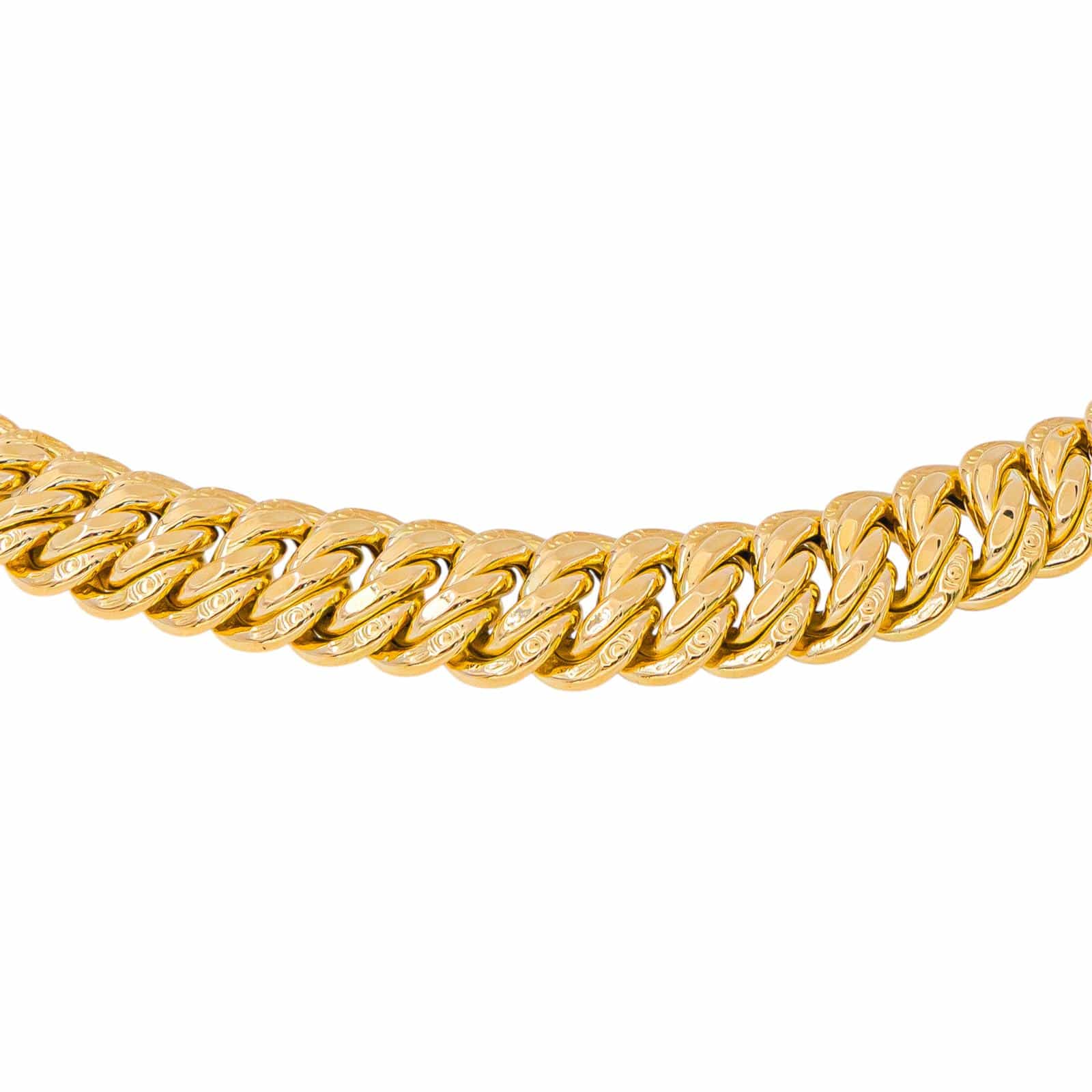 Collier maille américaine en or jaune – Image 5