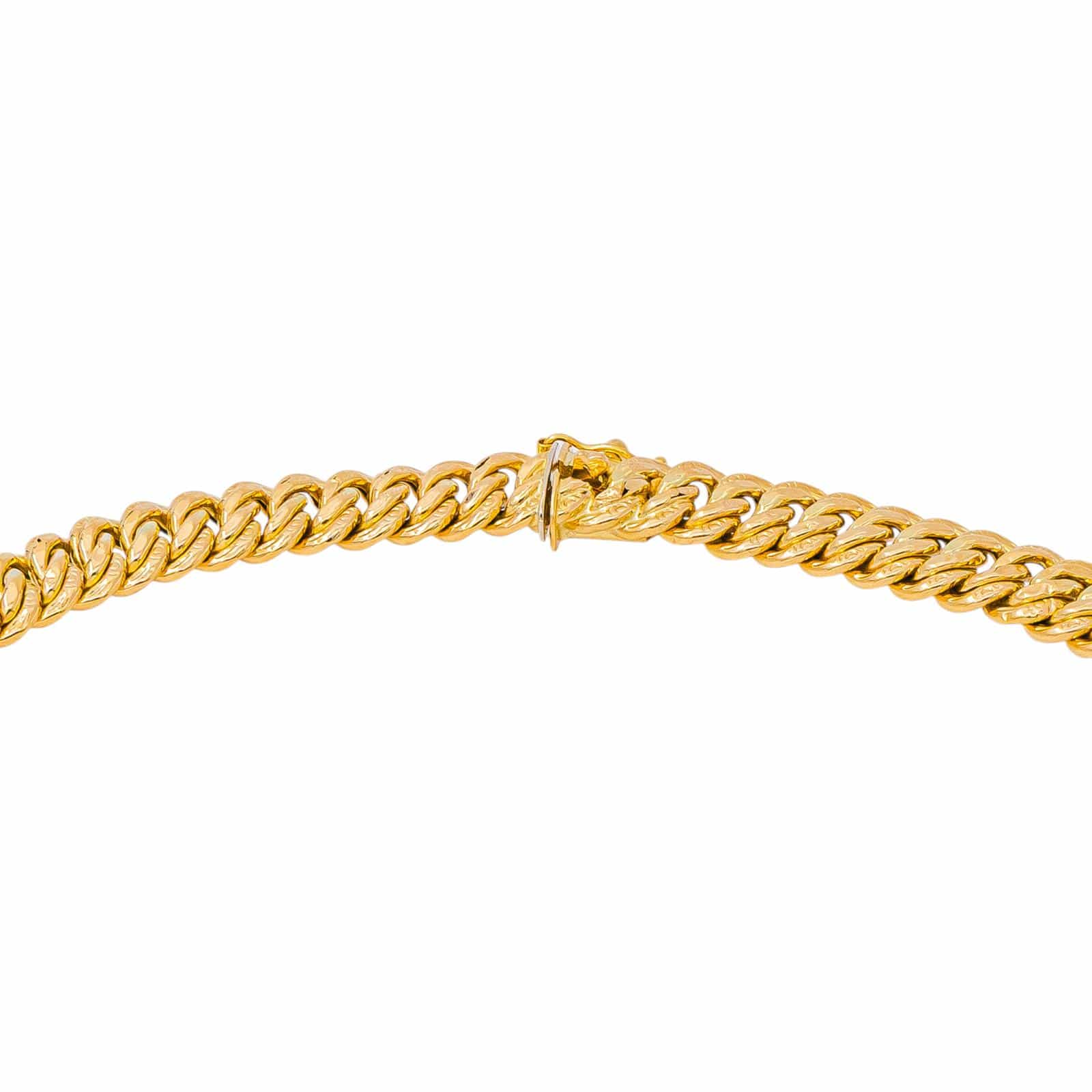 Collier maille américaine en or jaune – Image 7