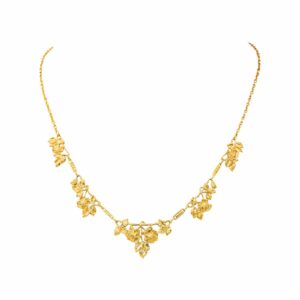 Collier maille forçat en or jaune