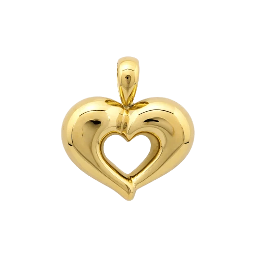 Van Cleef & Arpels - Pendentif cœur en or jaune 18 carats